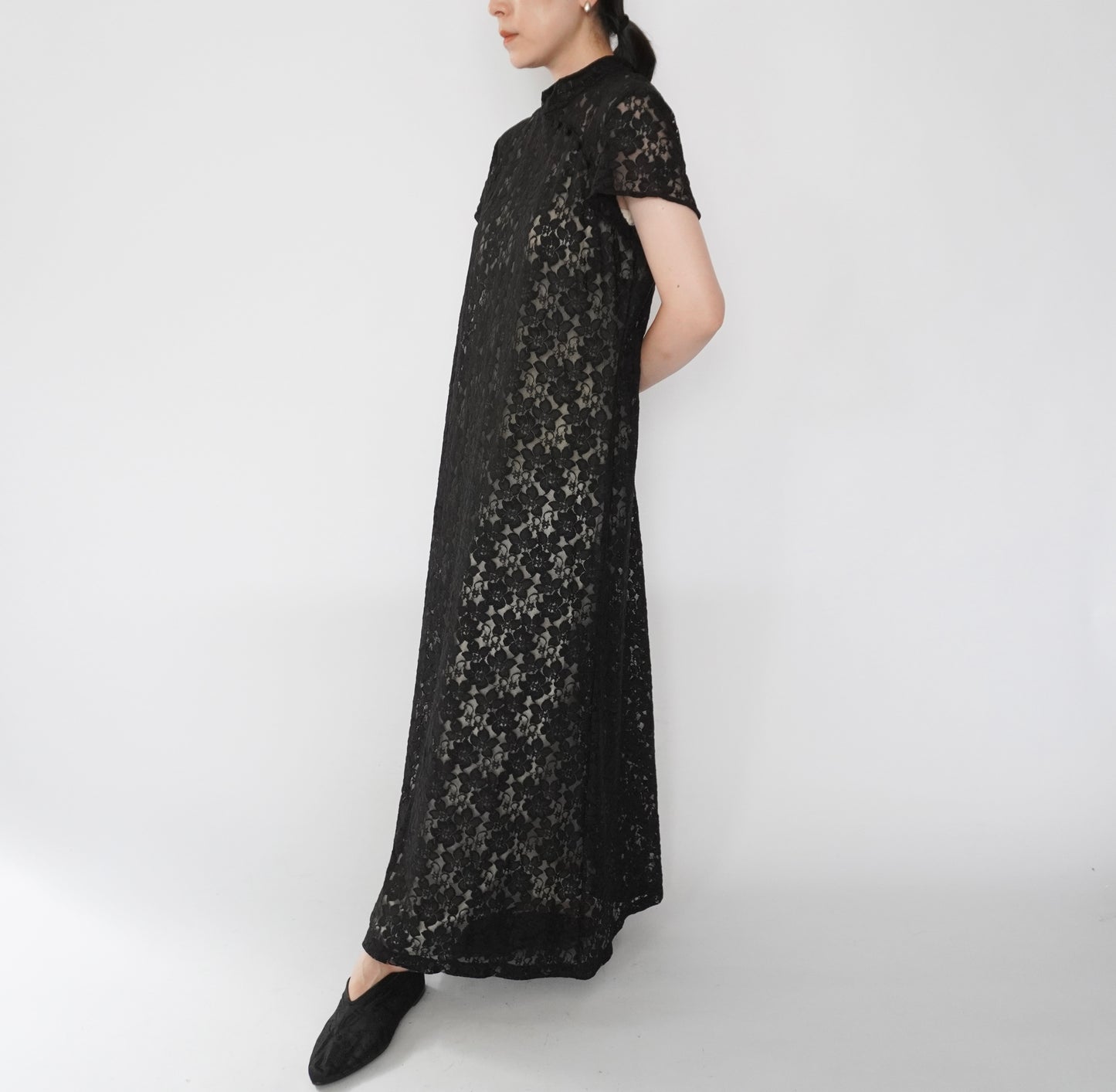 90s Lace Asian Design Dress