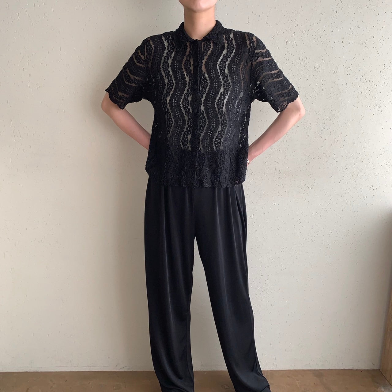 90s Lace Top Made in Italy
