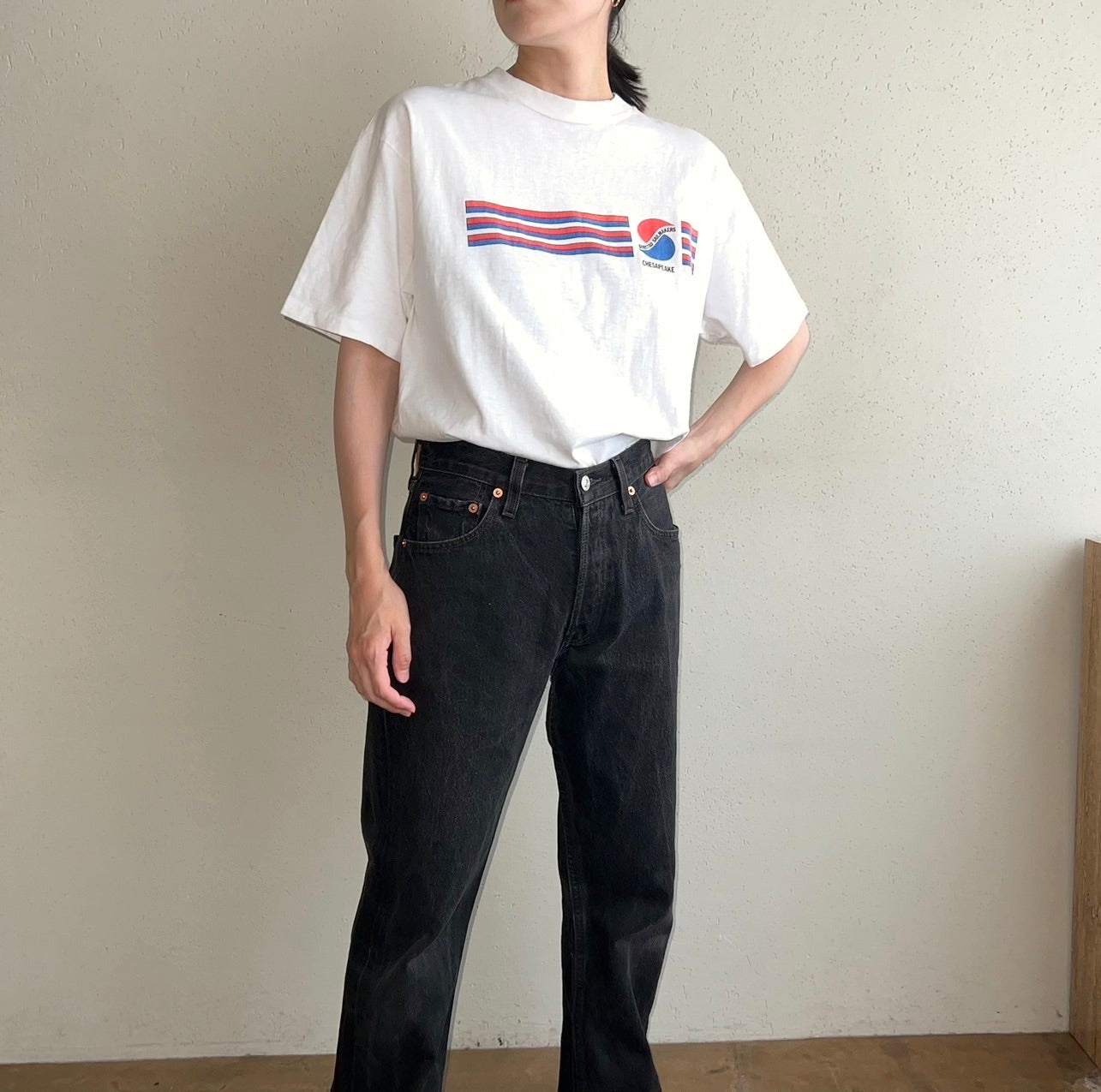 80s Printed T-shirt Made in USA