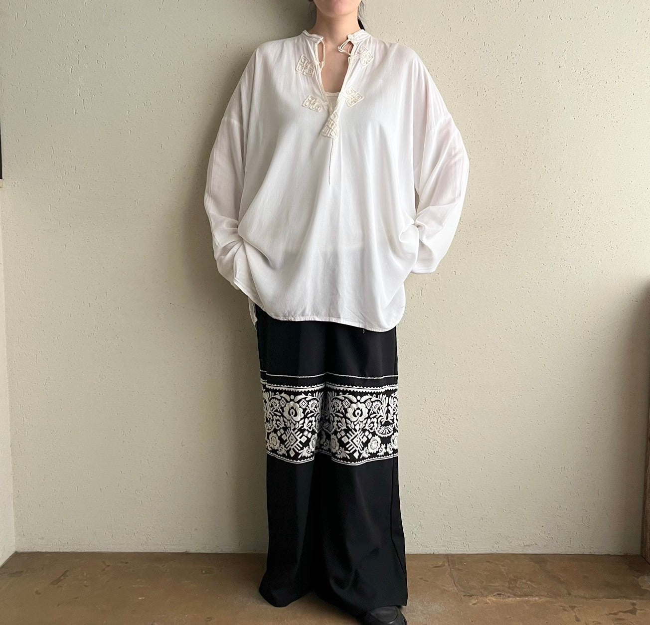 80s Embroidery Tunic