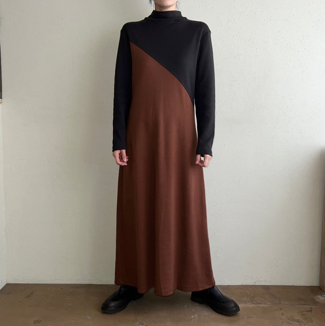 90s Two-Tone Dress