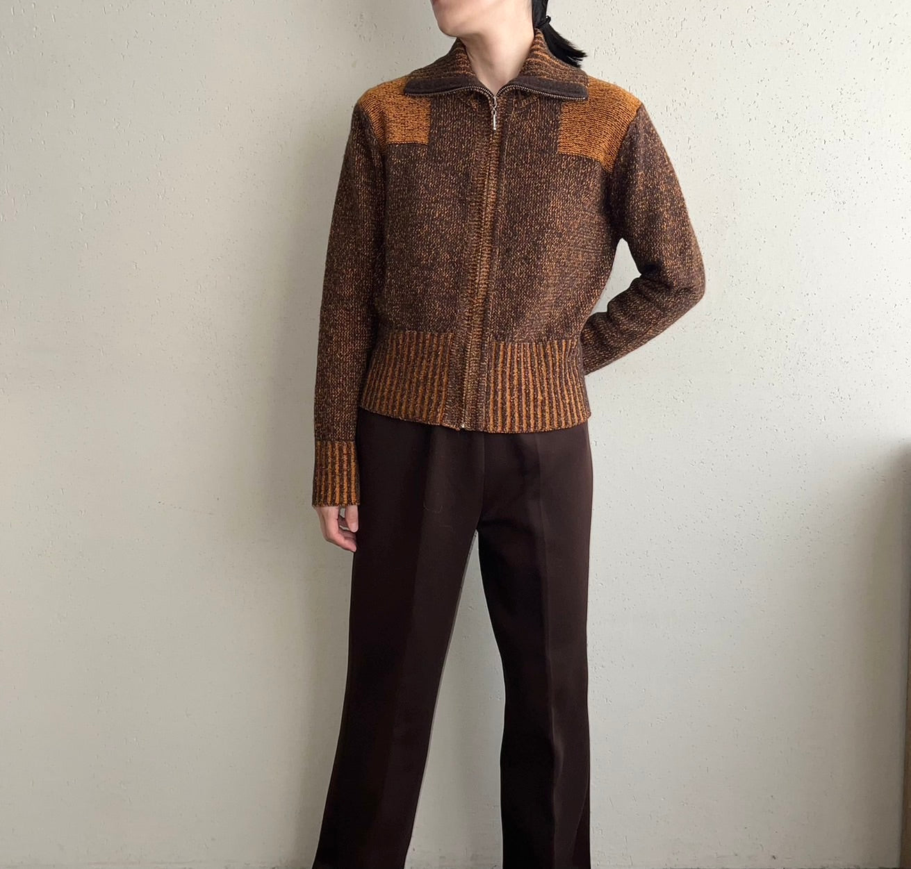 90s Silk Zipped Knit
