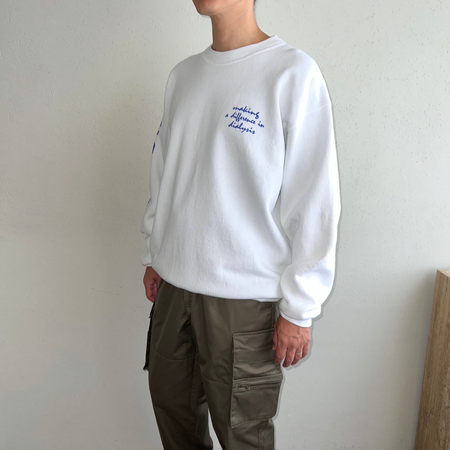90s Printed Sweater Made in USA