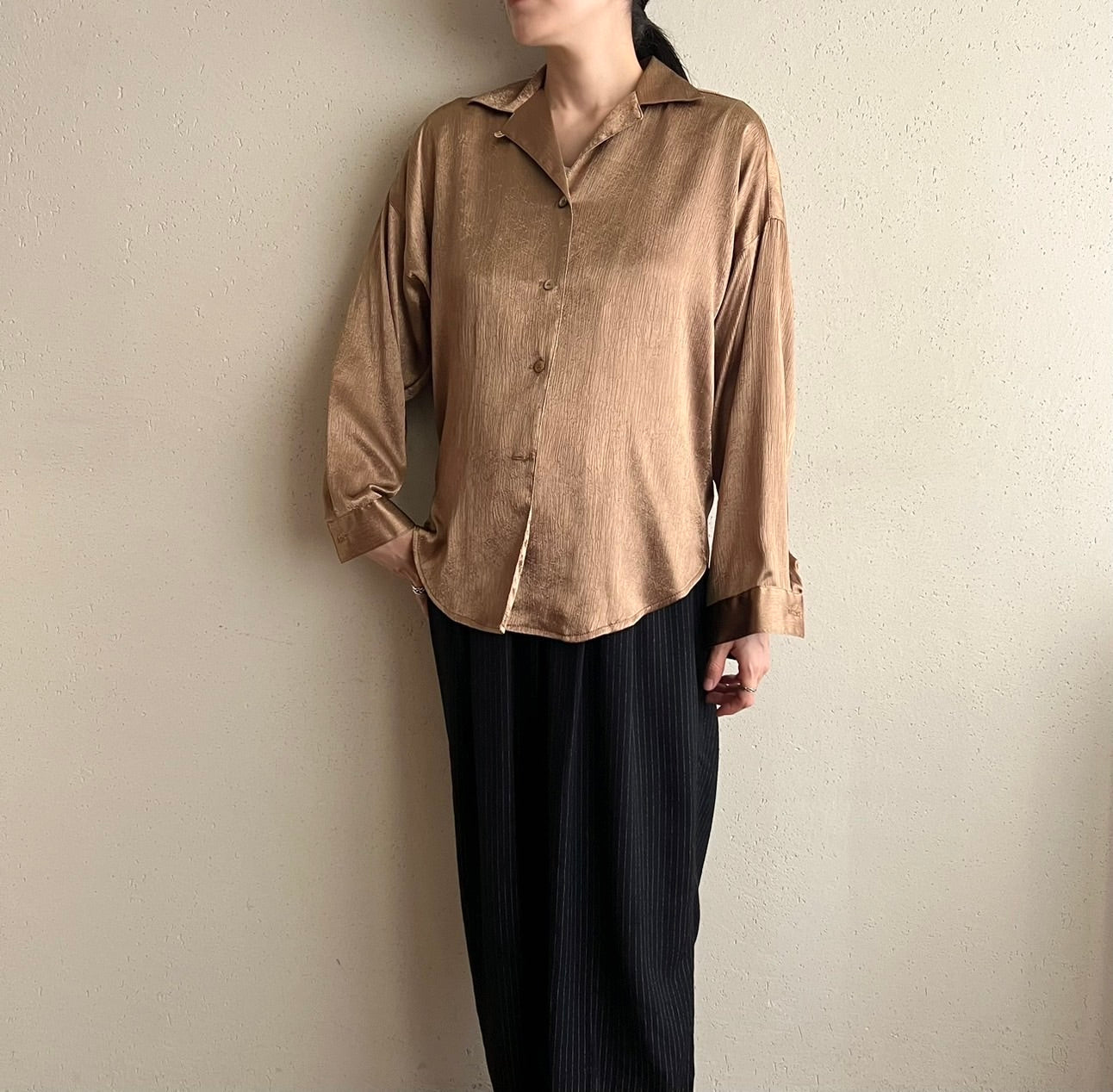 80s Shiny Shirt Made in USA