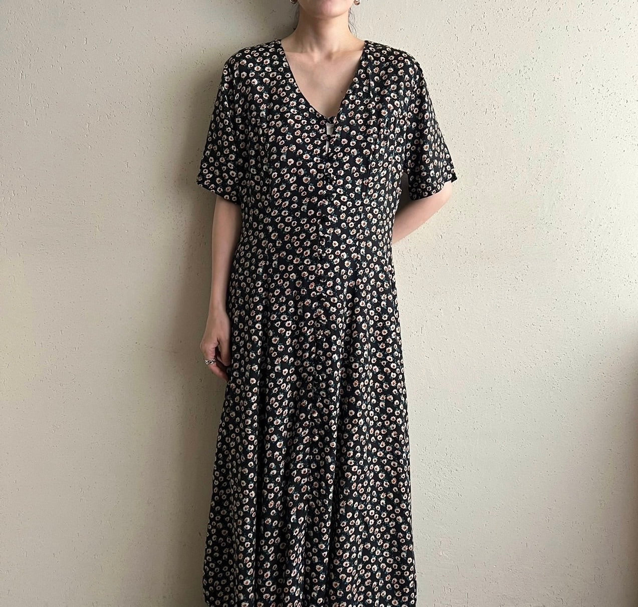 90s Printed Dress Made in Italy