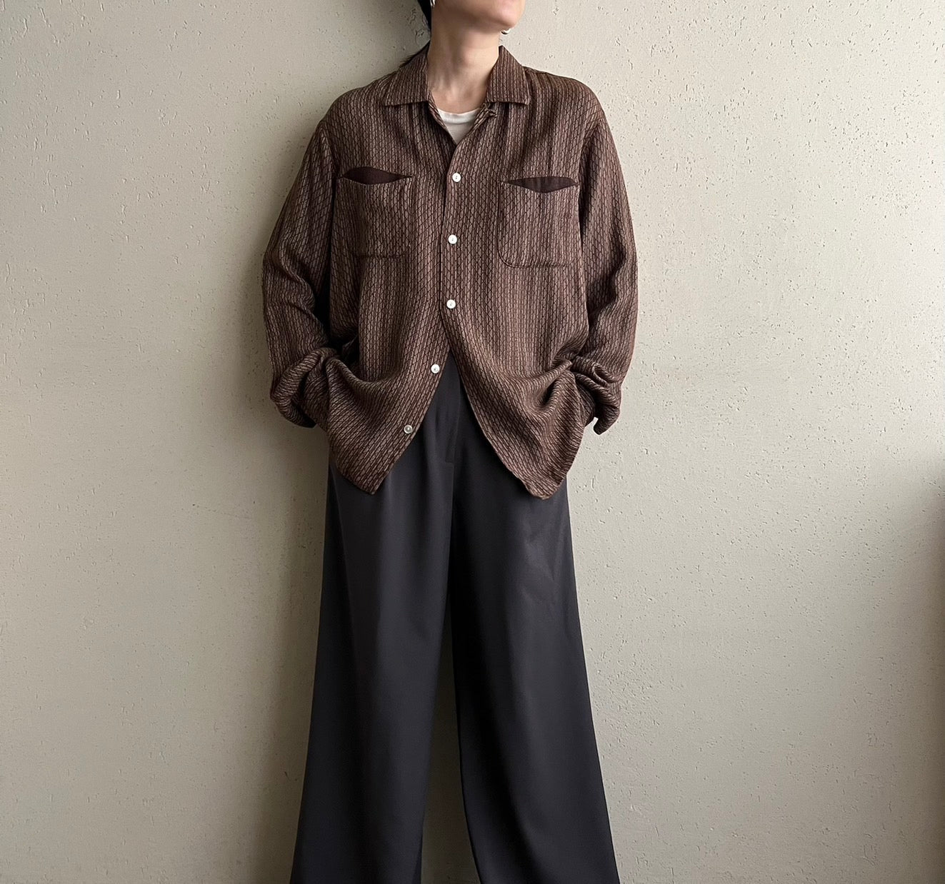 60s "SPIRE" Pattern shirt
