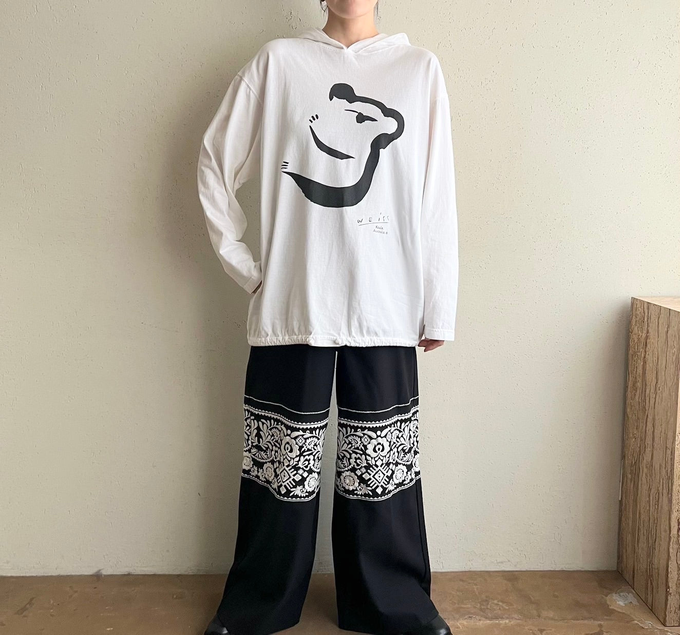 90s Printed Long Sleeves T-shirt Made in Australia