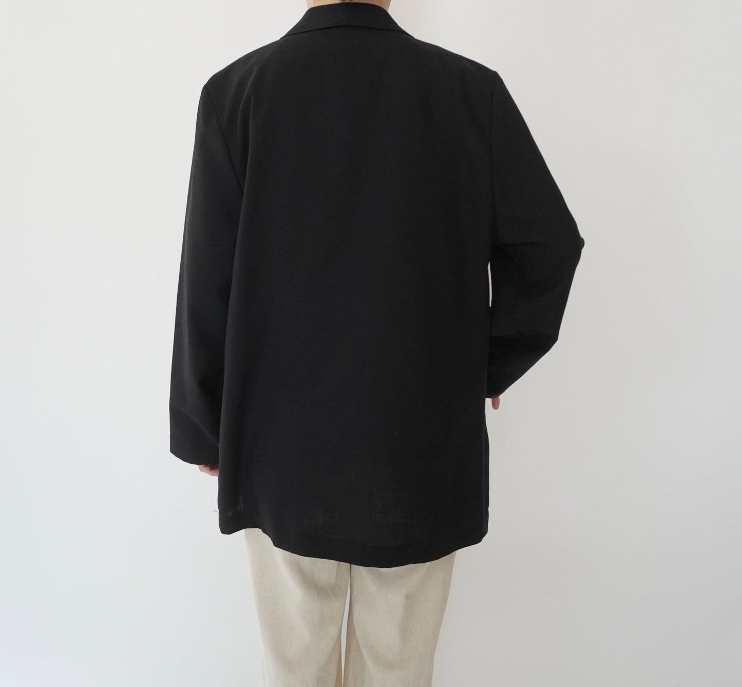 80s Black Light Jacket Made in USA