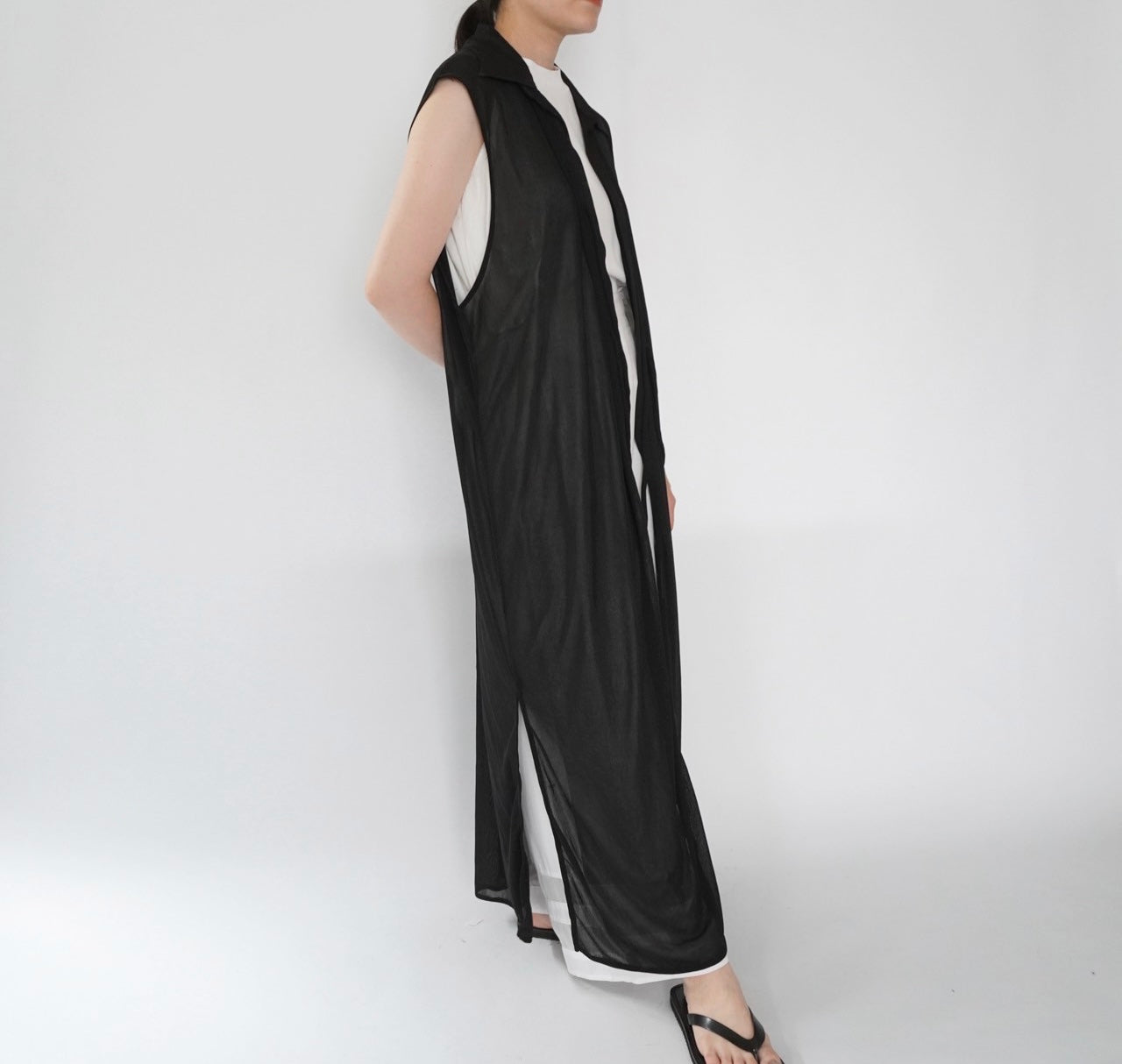 90s Sheer Maxi Robe