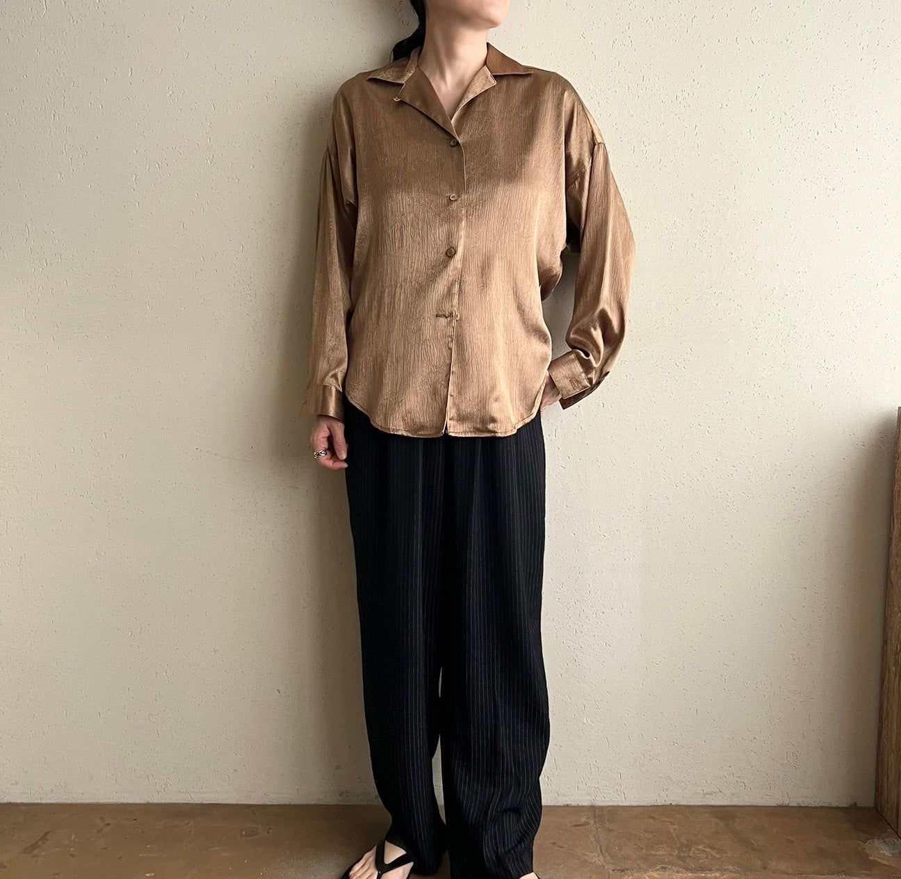 80s Shiny Shirt Made in USA