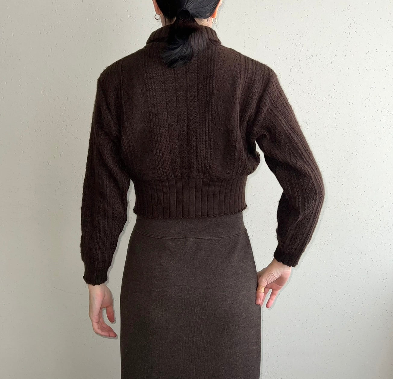 90s Cropped Knit Made in Italy