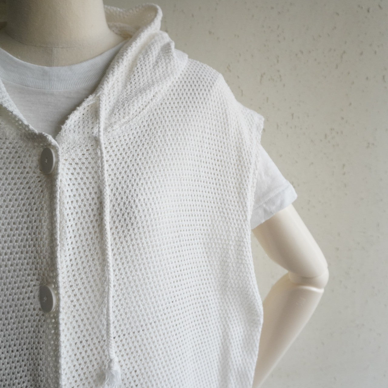 90s Mesh Sleeveless Top Made in USA