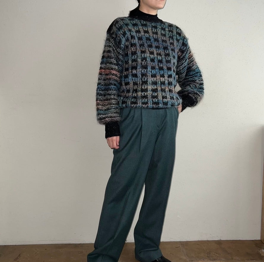 80s Mohair Mix Knit Made in Italy