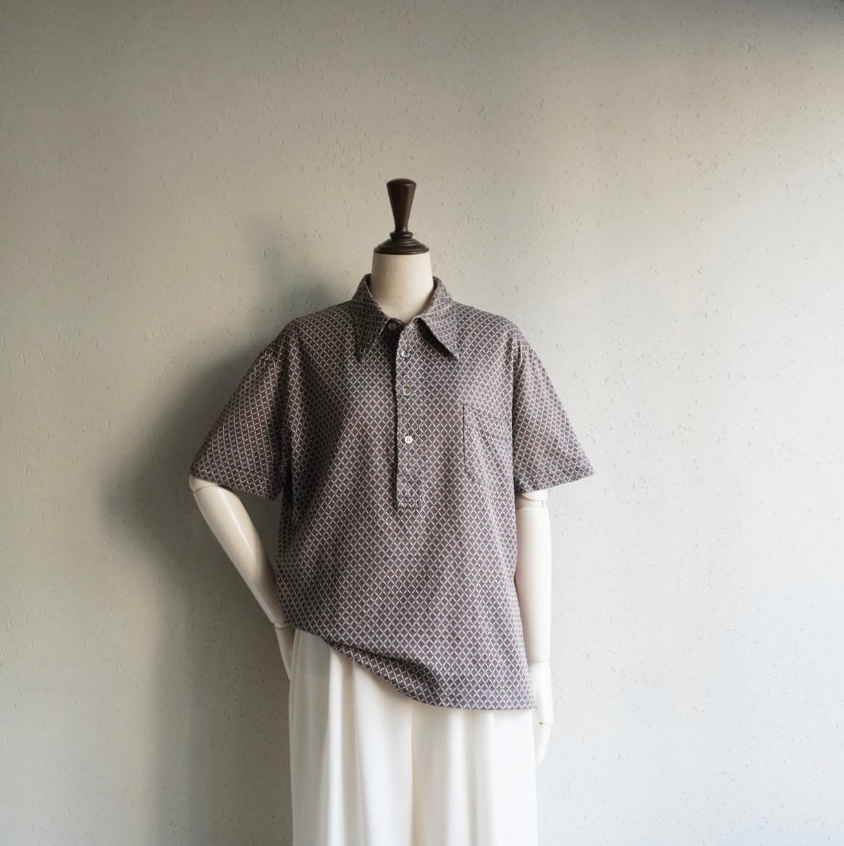 90s Pattern Top Made in Italy