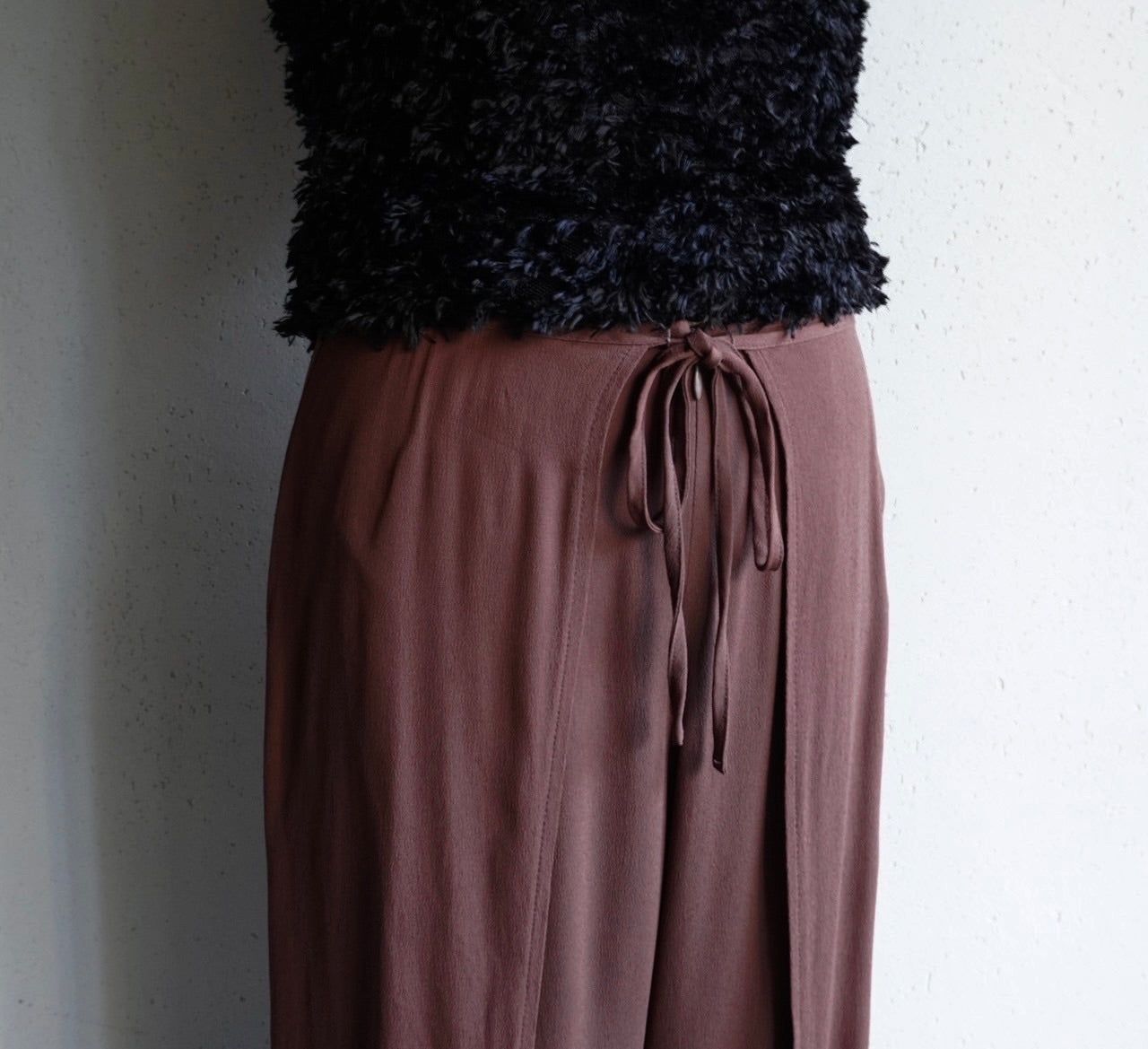 90s Brown Wide Pants