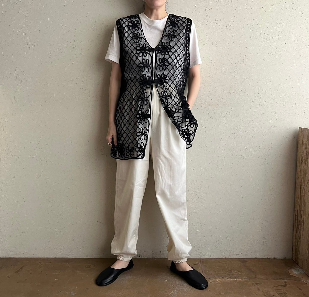 90s Sheer Mesh Vest