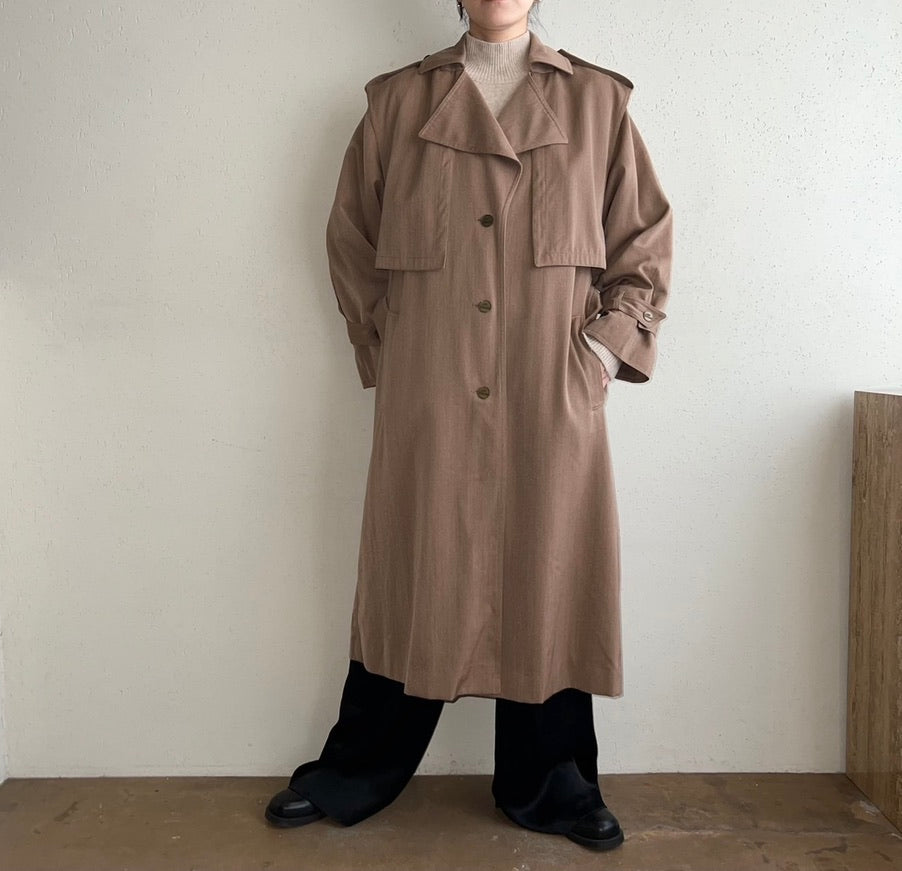 80s "Louis Feraud" Wool Coat