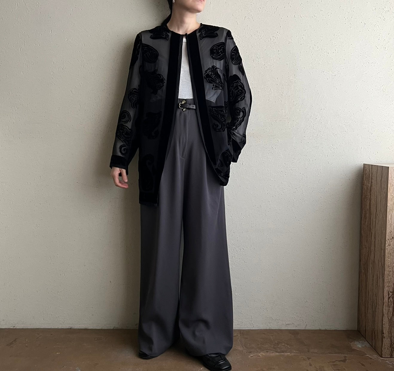 90s Sheer Design Robe