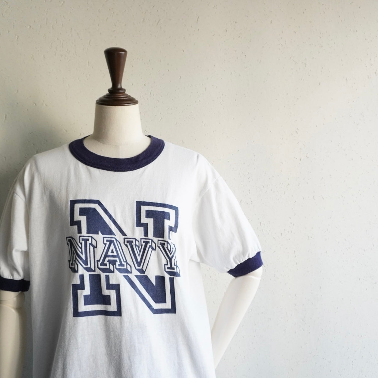 90s Printed Ringer T-shirt Made in USA