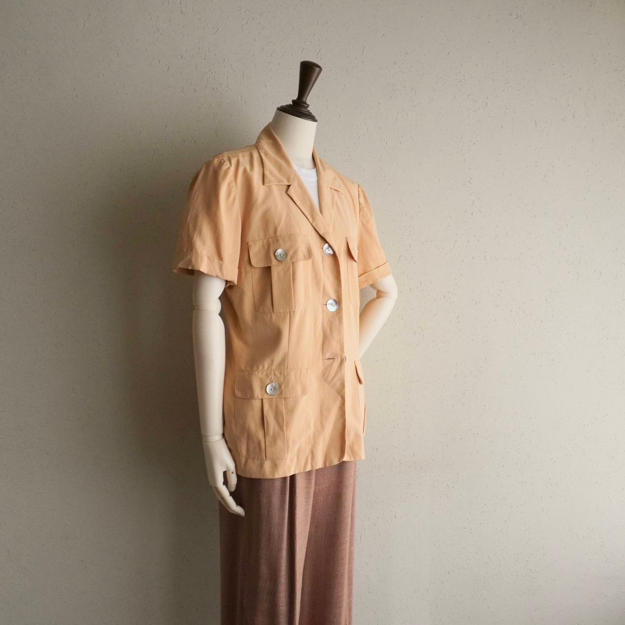 90s Silk Shirt, Jacket