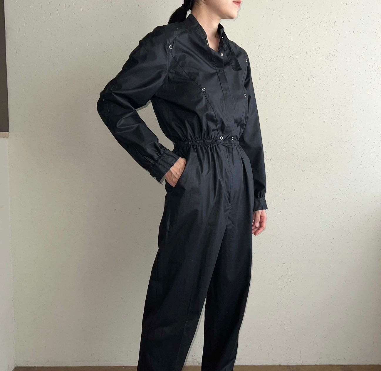 90s Black Jumpsuit Made in Australia