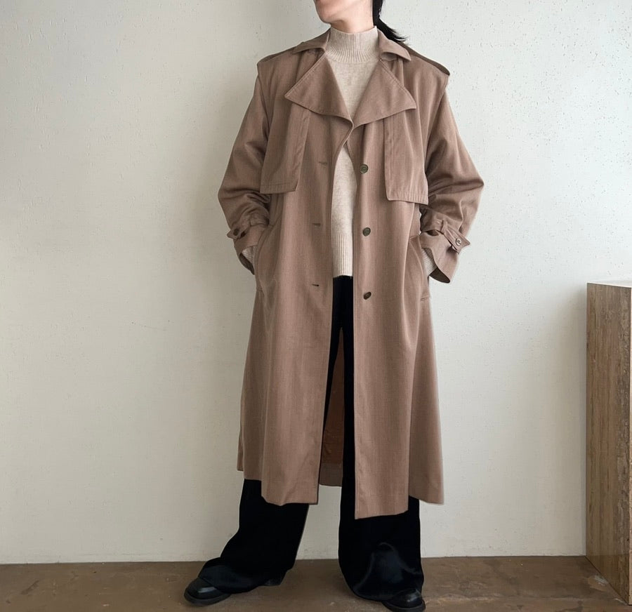 80s "Louis Feraud" Wool Coat