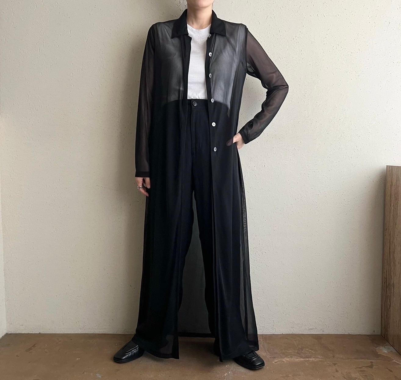 90s Sheer Long Dress