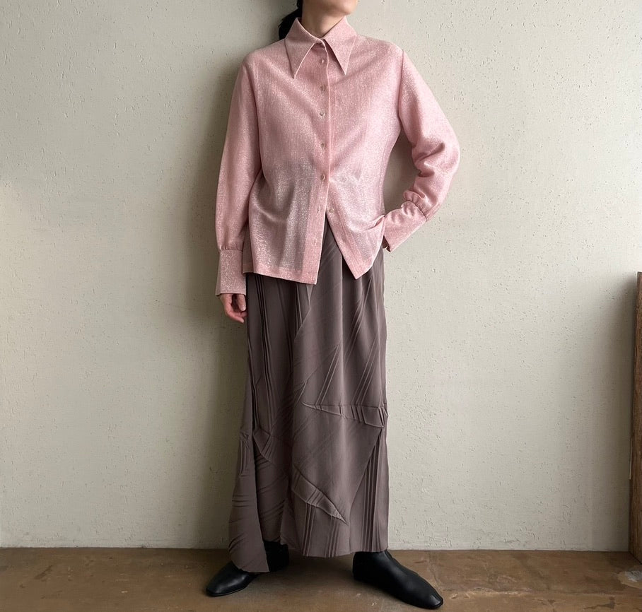 70s Glitter Pink Shirt