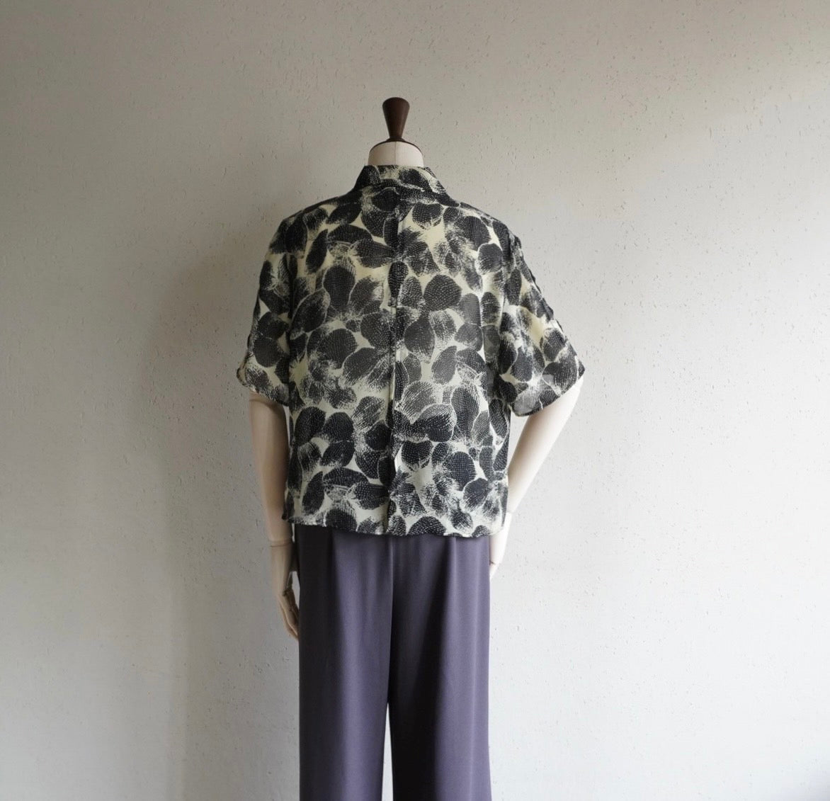 90s Slit Design Shirt Made in Canada