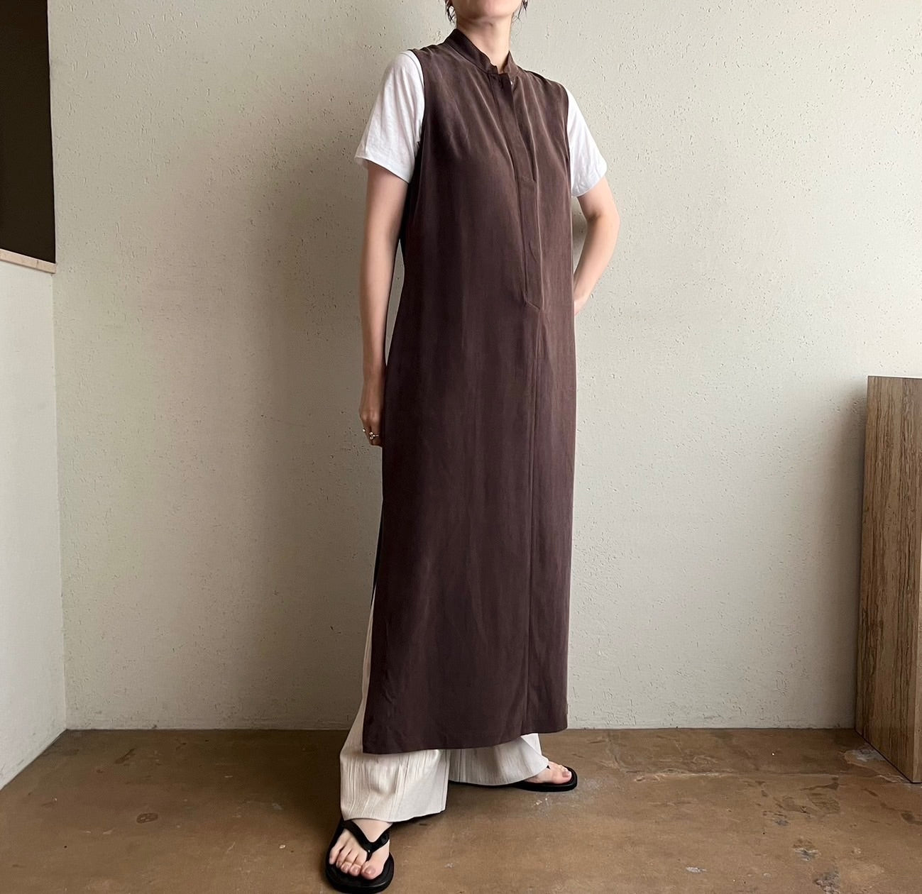 90s Silk Sleeveless Dress