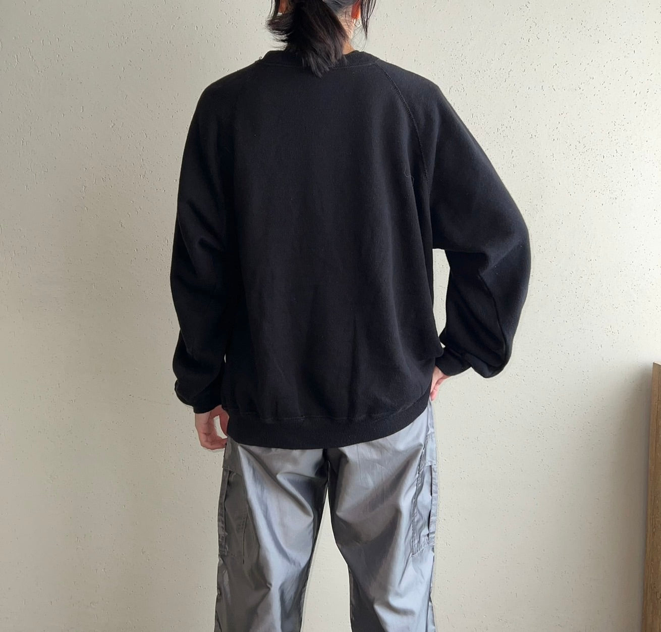90s Black Sweater Made in USA
