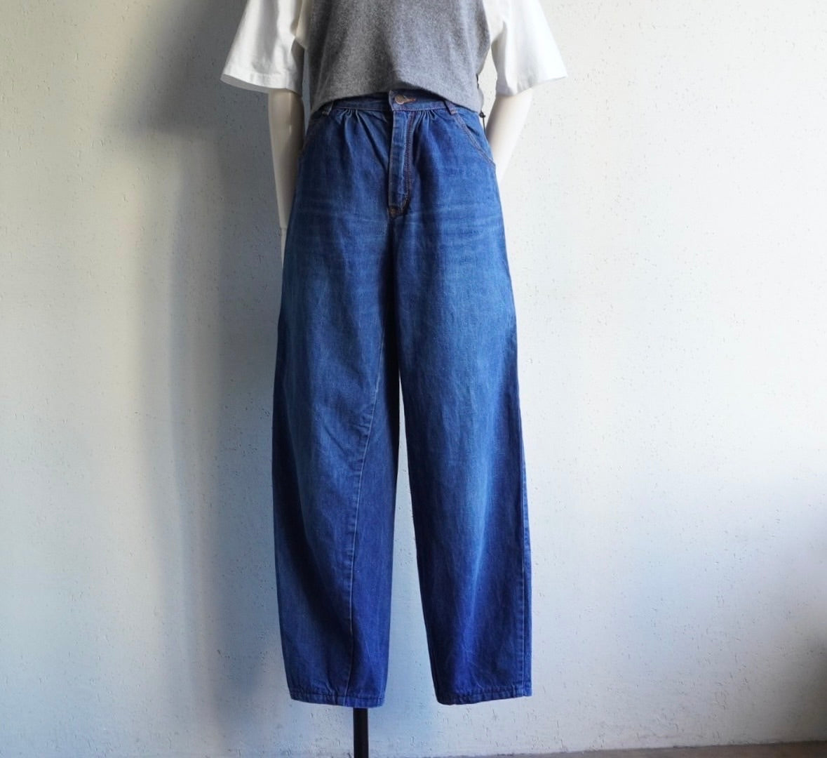 80s ”BENETTON" Wide Denim Pants