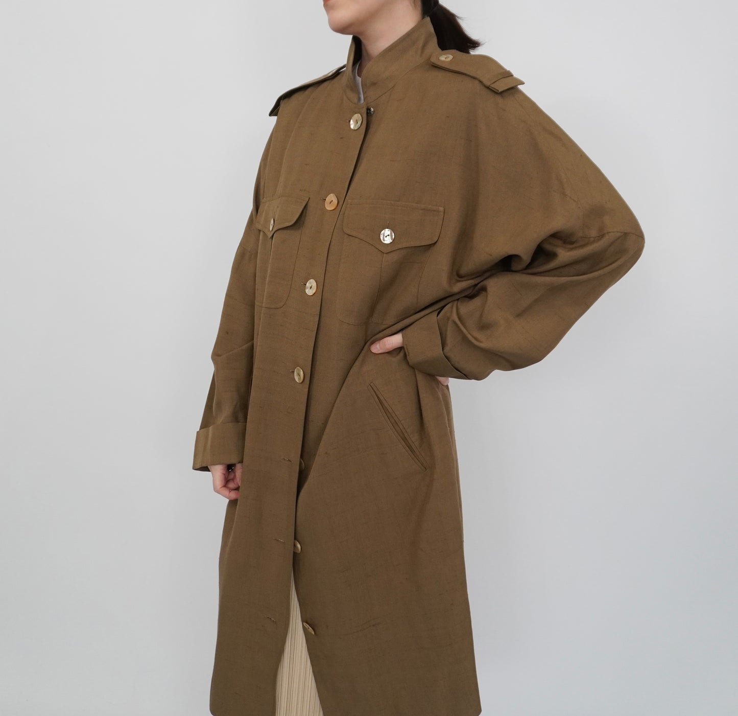 90s Design Silk Dress,Jacket