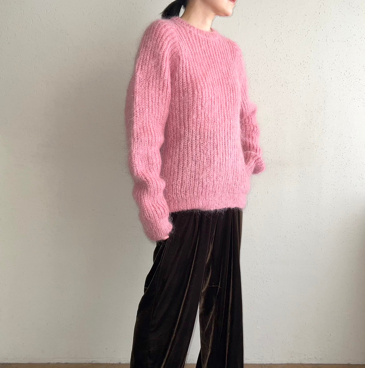 80s Pink Knit