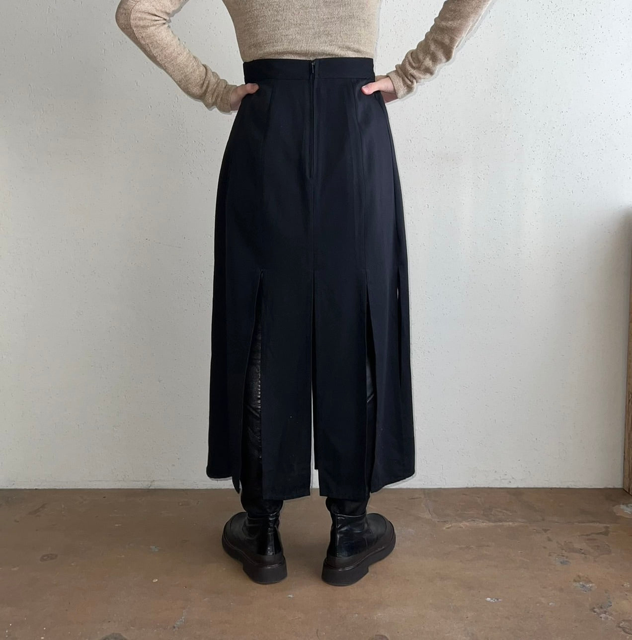 90s EURO Slit Design Skirt