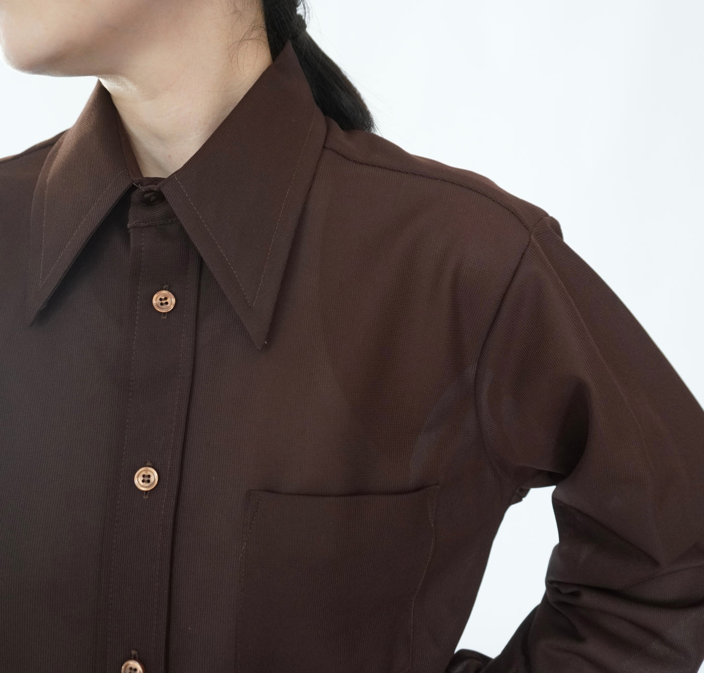70s Brown Shirt