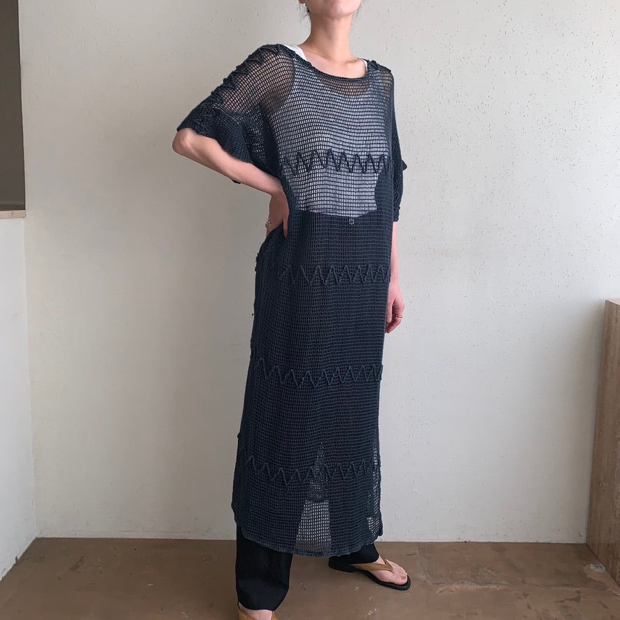 90s Crochet Dress Made in USA