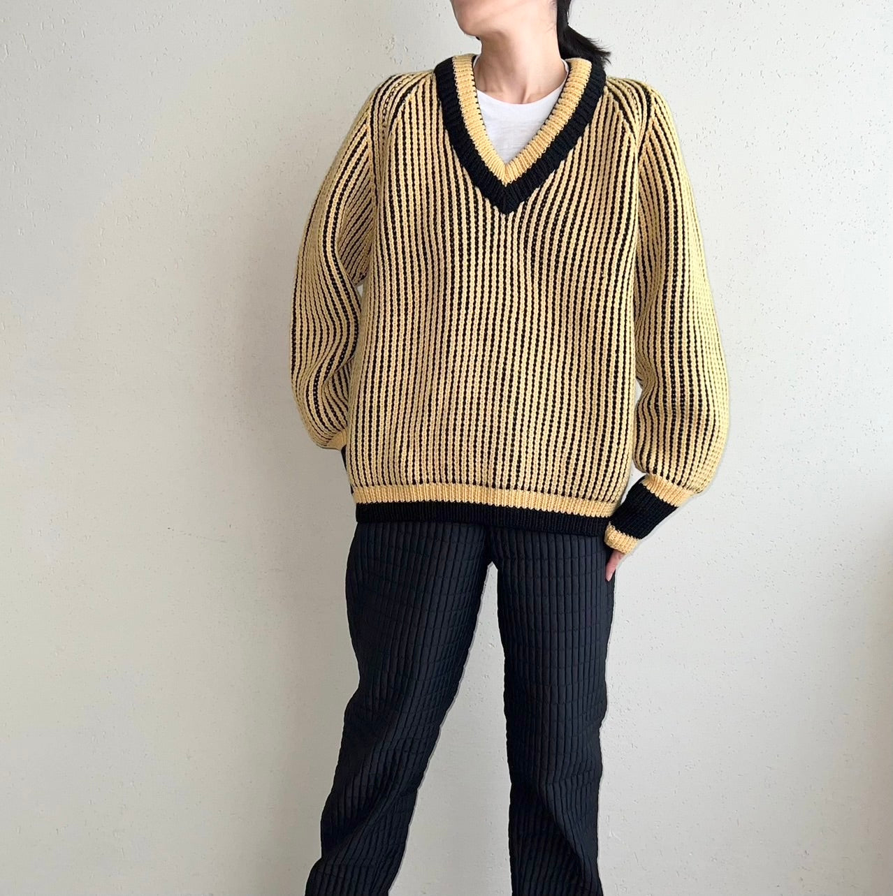 80s V-Neck Knit