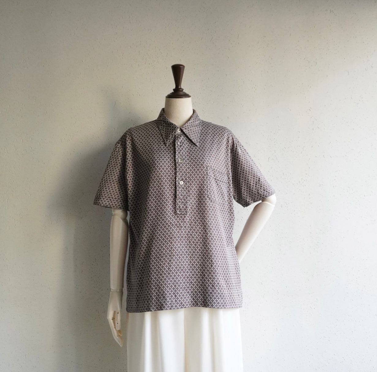 90s Pattern Top Made in Italy