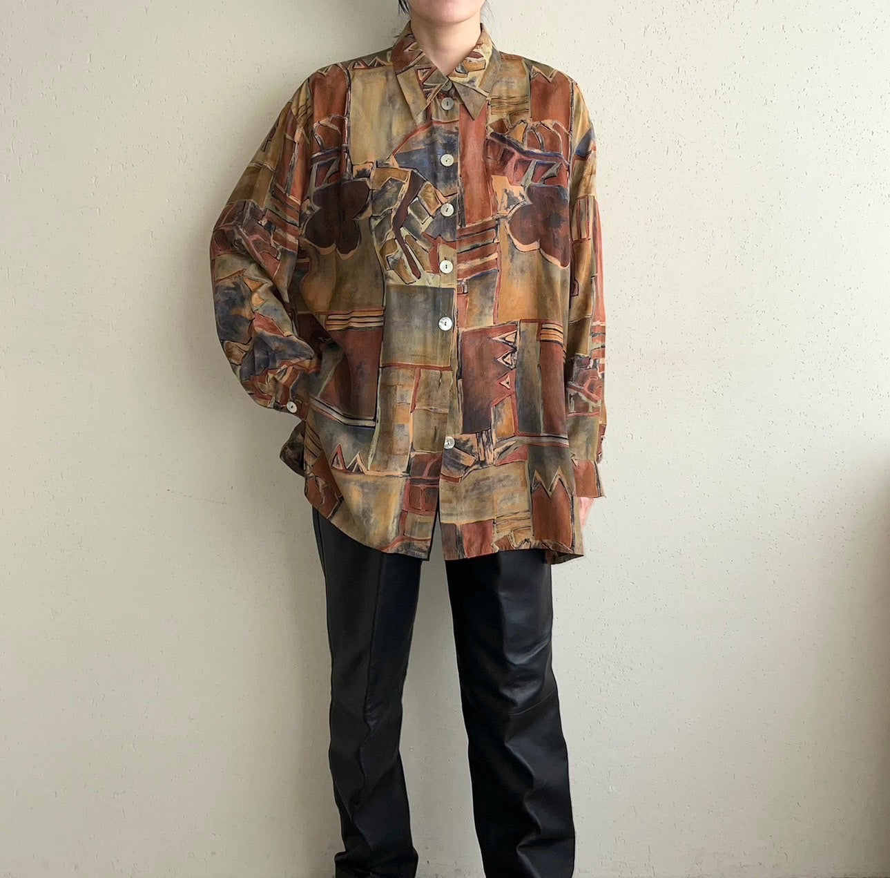 90s EURO Pattern Shirt