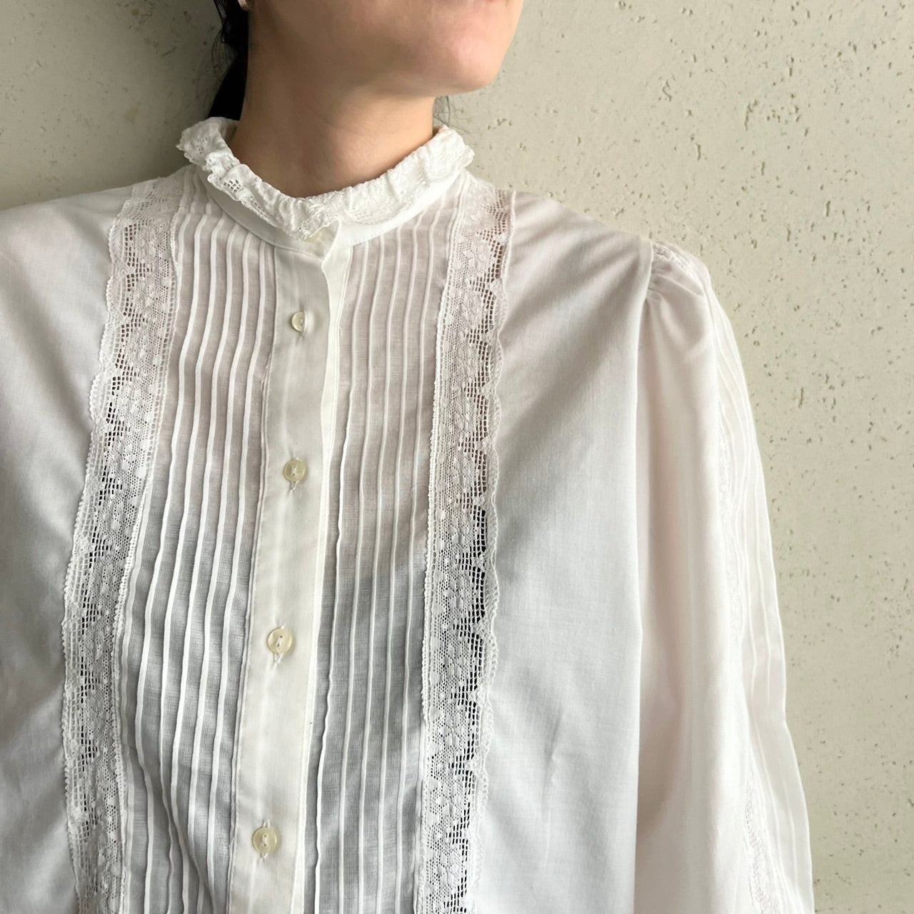 90s Lace Blouse Made in Austria