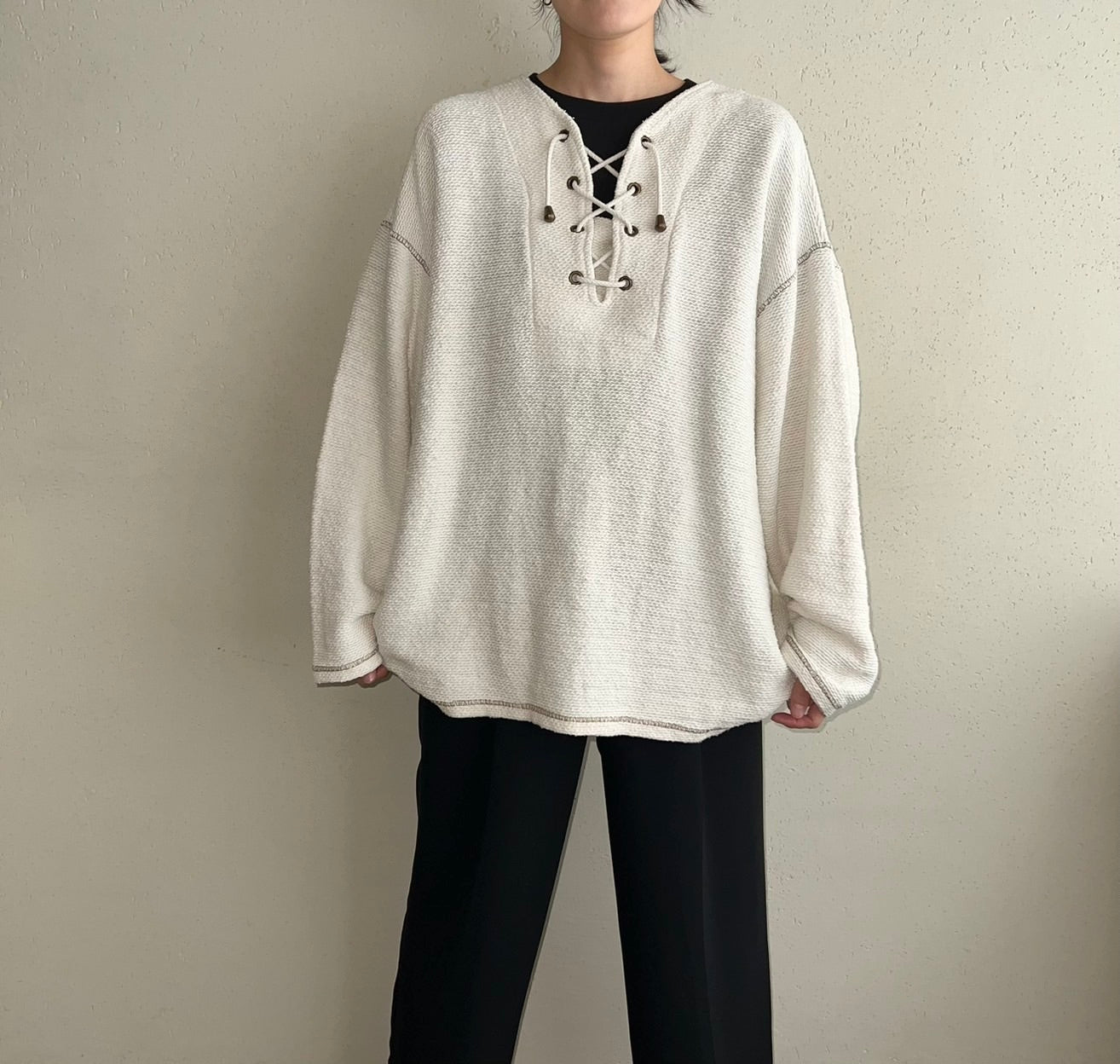 90s Lace Up Top