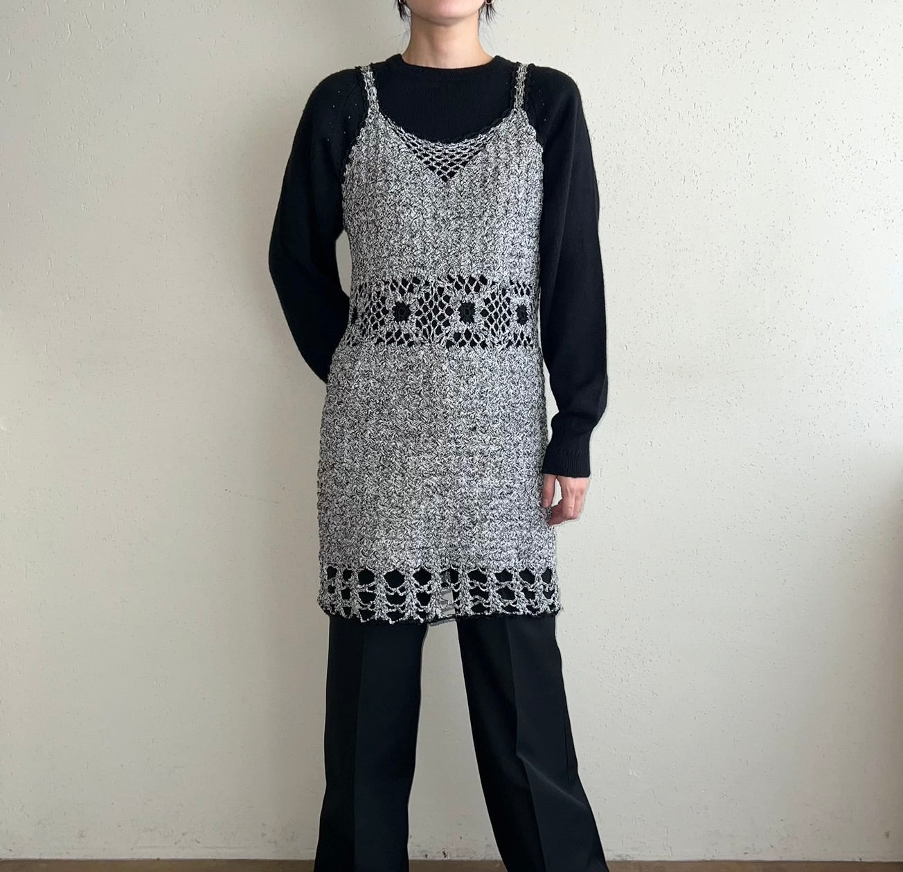 Crochet Knit Dress