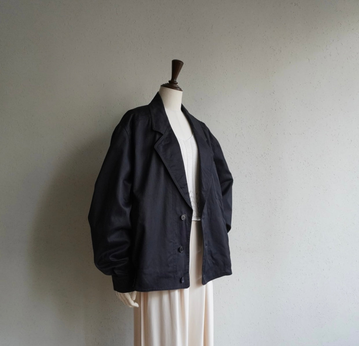 90s Black Jacket Made in Italy