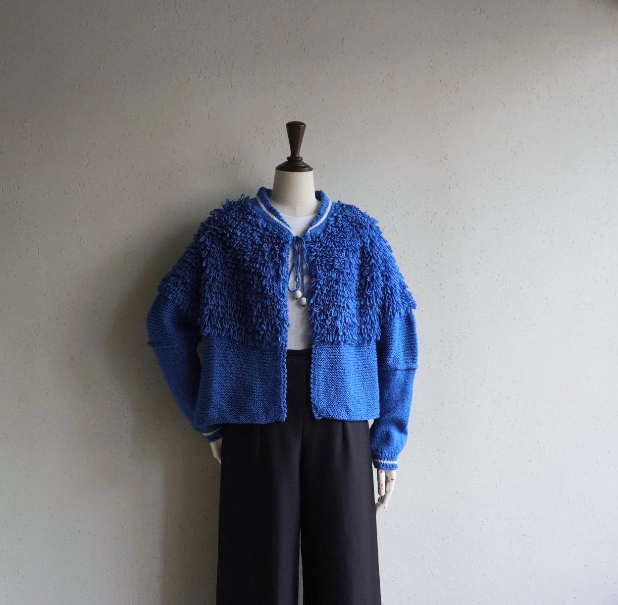 80s Design Knit Jacket,Cardigan