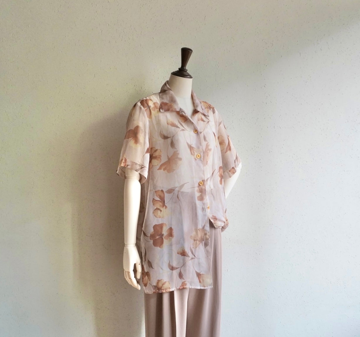 90s Sheer Shirt Made in USA