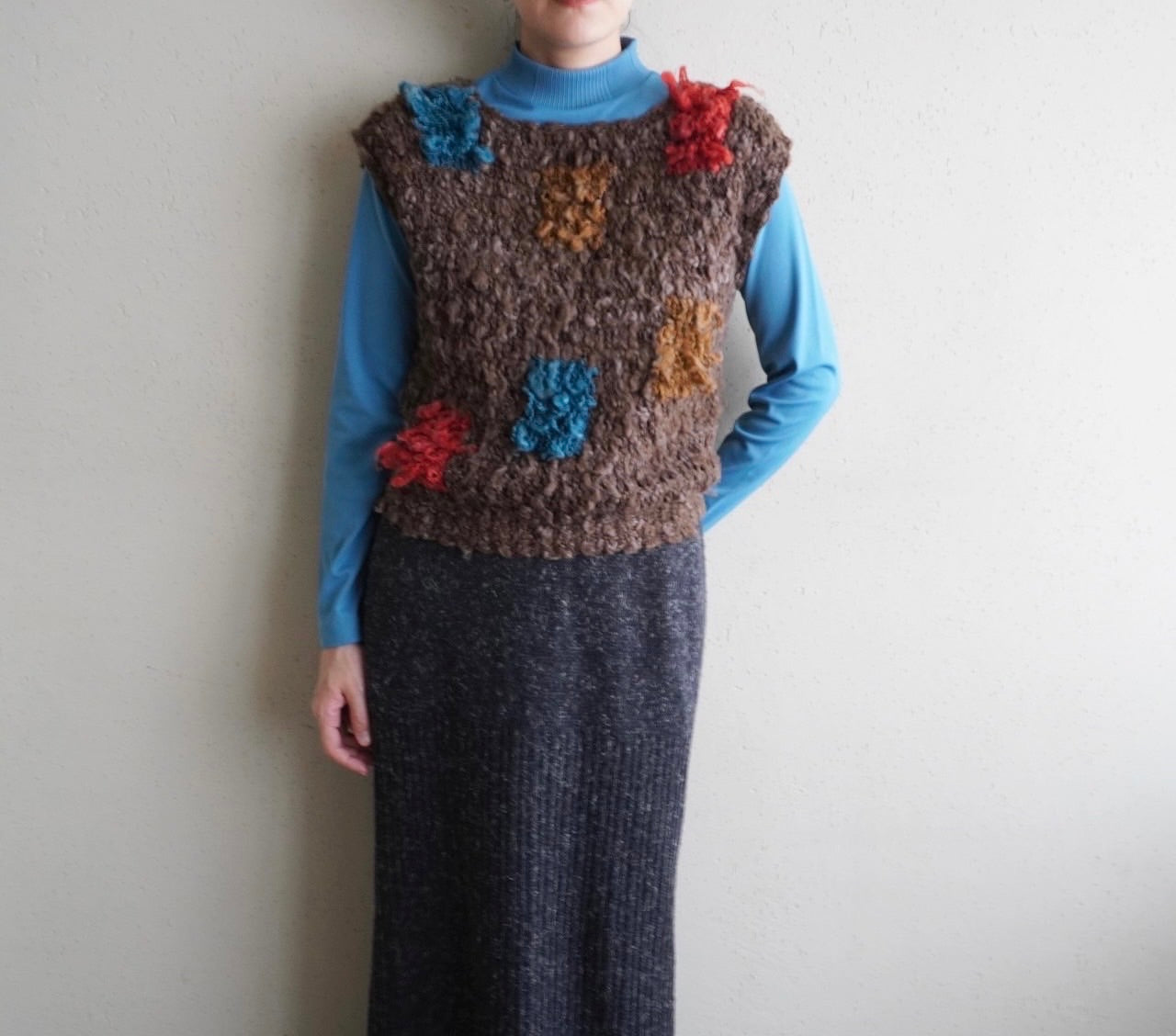 90s Design Knit Vest