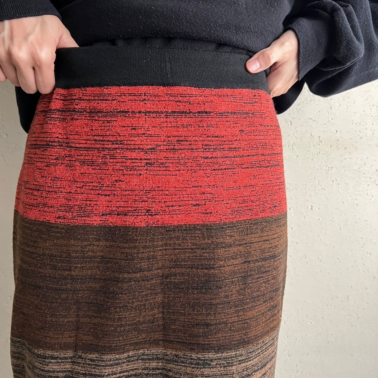90s Knit Skirt Made in Italy
