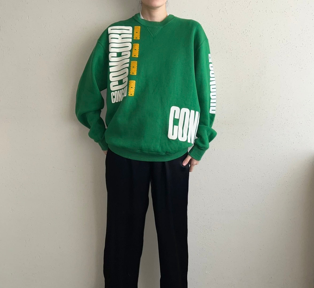 90s Printed Sweater Made in USA