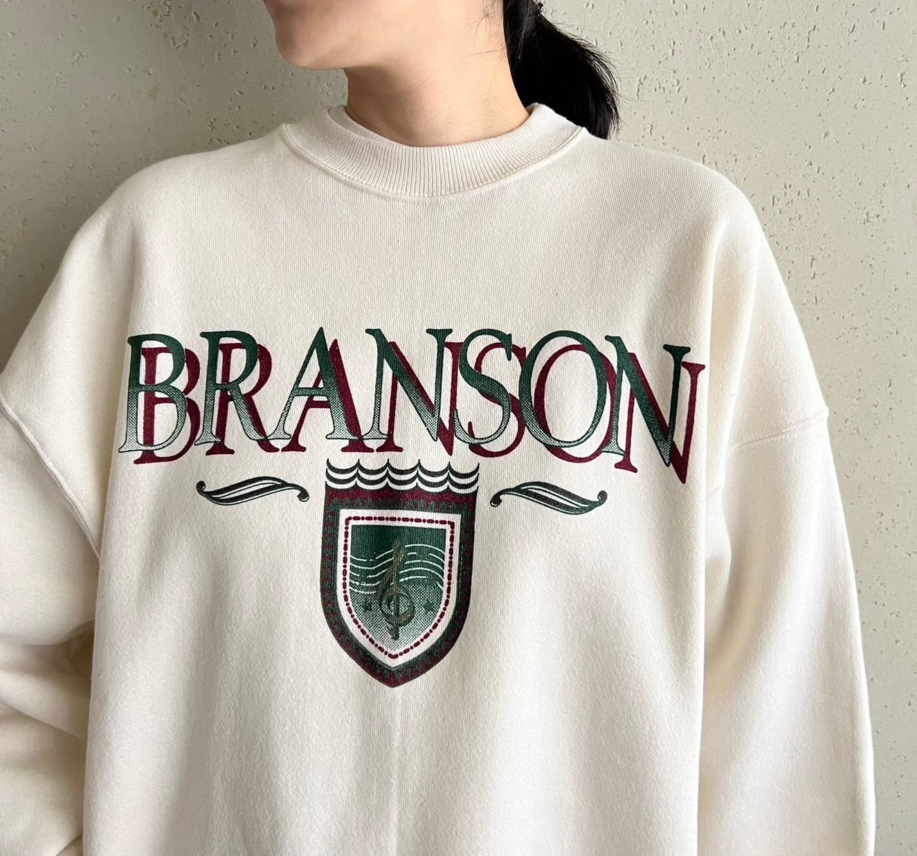 90s Printed Sweater Made in USA